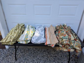 Lot Of Vintage / Retro Curtains