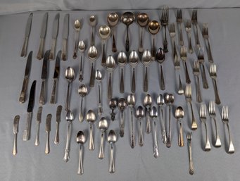 Lot Of Silverplate Flatware