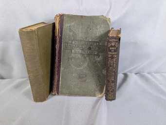 3 Antique Books- Including Rose Of Sharon 1840