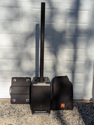 JBL EON ONE Portable PA Tower With Rolling Cart & Padded Cover