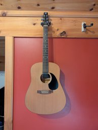 Vintage Seagull Model 6 Acoustic Guitar With Hard Shell Case