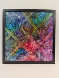 Original Abstract Painting By Lincoln W Karl - Vitreous Flux Watercolor & Alcohol Ink