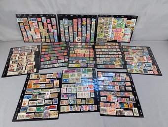 Stamp Lot- 22 Pages (11 Full Double-Sided Sheets) Of Highly Collectible US And Foreign Stamps