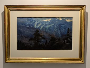 Charles William Hudson (1871 - 1943) Tuckerman's Ravine Crawford Notch New Hampshire Original Painting
