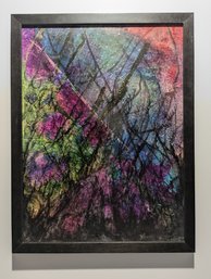 Original Abstract Painting By Lincoln W Karl - Vitreous Flux Watercolor & Alcohol Ink