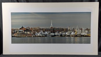 Large Format Photograph Of Newburyport Water Front - Merrimac River