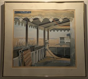 Large Signed & Numbered 48/80 Serigraph 'gingerbread And Sand'  Artist Signed ?