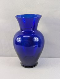 Large Cobalt Blue Glass Vase