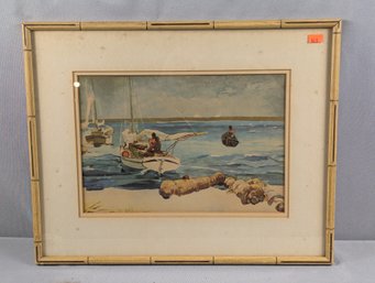 Framed Print Bermuda By Winslow Horner