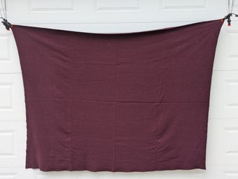 Vintage Wool Camp Blanket Probably L L Bean 6.5 X 4