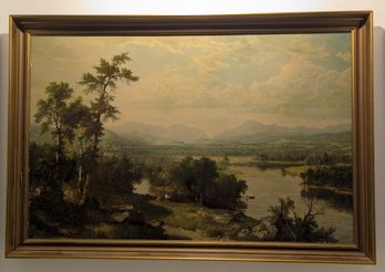 Large Decorative Print By Asher B Durand - White Mountain Scenery