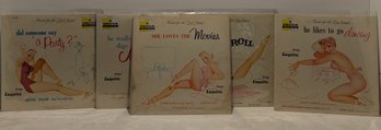 Lot Of 5 Record Albums With George Petty (1894-1975) Petty Girls Cover Art