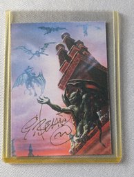 1994 Artist Hand Signed Collector's Card By Edward Beard Jr. - Flights Of Fantasy - Page 26
