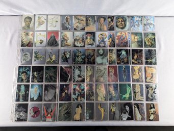 1996 -  Comic Images Supreme Collector's Card - Various Artists - All Chromium - 90 Cards