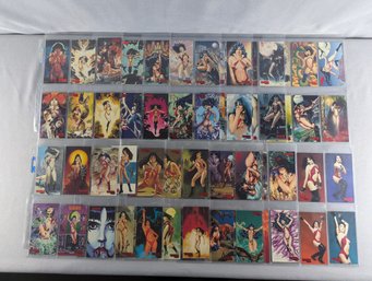 1995 Topps Oversized Cards - Vampirella Gallery  - Collector's Cards Complete Set 1-72