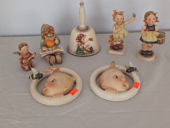 Lot Of 7 Hummel Goebel Porcelain Pieces
