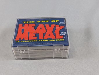 1995 Collector's Trade Cards Complete Set 1-90 - The Art Of Heavy Metal