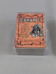 1994 Collector's Trade Cards Complete Set 1-90 - Conan II - All Chromium