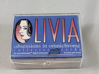 1997 Collector's Trade Cards Complete Set 1-72 - Olivia De Berardenis - Olivia - Obessions In Omnichrome