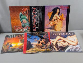 6 Calendars Including Dawn, Olivia, Julie Bell & Janesko