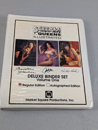 1995 Collector Cards Sets 110 & Binder - Scream Queens Illustrated - Market Square Productions