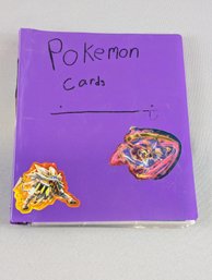 Binder Collection Of Pokemon Cards