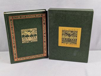 The Hobbit Or There And Back Again By J.R.R. Tolkien Illustrted By The Author - Nice Slip Case Edition