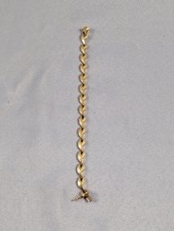 14k Gold Italian Bracelet - 6 Dwt / 9.4g
