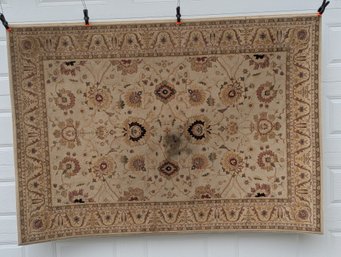 Super Kashan Decorator Rug - Belgium Made  89 X 62'