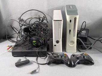 Lot Of Two X-Box Game Systems & A DVD Player