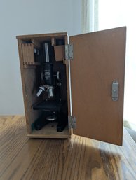 Bausch And Lomb Academic 255 Cased Microscope