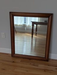 Wooden Frame Hanging Wall Mirror 31 X 38