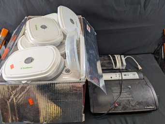 Huge Lot Of 'Food Saver' Containers & Vacuum Seal Machines