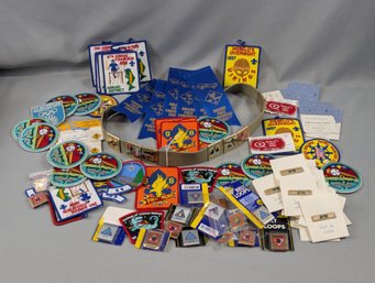 Very Large Lot Of Boy Scout & Scouting Related Pins, Patches, Etc....