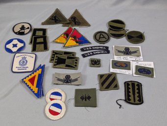 Lot Of Vintage Military Patches