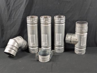 Lot Of Double Walled Pellet Stove Pipe