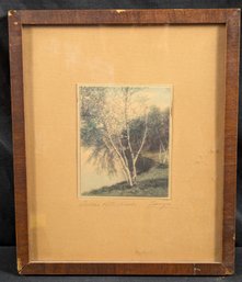 Sawyer Hand Colored Photograph - Ladies Of The Woods