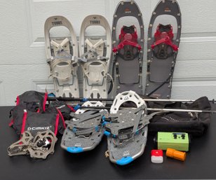 Winter Sports Lot - Snoe Shoes, Crampons, Hand Crank Radio, Etc....