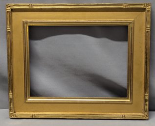 Paul Goodnow Signed Hand Carved & Gilt Arts & Crafts Frame 9 X 12' Opening