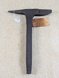Very Early And Heavy Hand Wrought Item Hammer - Possibly A Blacksmith's Tool