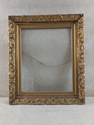 19th Century Beautiful Gilt & Gesso Frame  16x20' Opening (22 X 26' In Total)