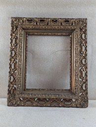 Antique Victorian Carved, Gilt & Gesso Frame  16x20' Opening (28 X 32' In Total)