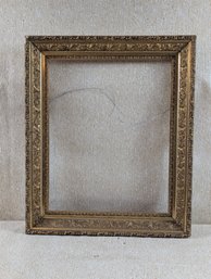 Antique Victorian Gilt Gesso Frame  16x20' Opening (21 X 25' In Total)