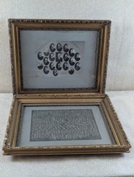 Matched Pair Gilt Frames With Photos - NH Legislature 1905-1906 & Belknap County Legislature