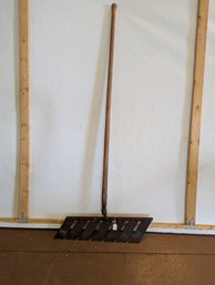 Antique Ice Harvesting Tool - Designed For Pushing Ice Blocks