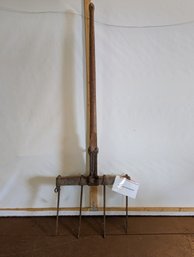 Large Heavy Gladding Pattent 1858 Horse Hay Fork