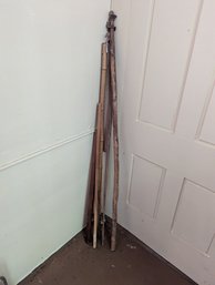 Lot Of Misc Wooden Items Including A Flail