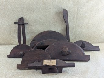 Set Of Cooper's Tools / Planes For Barrel Making