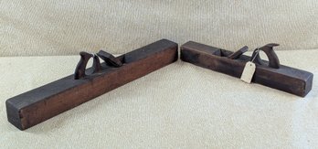 2 Large Wooden Block Planes