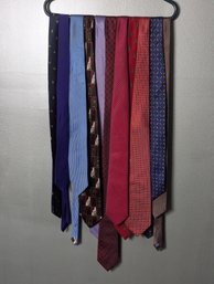 Lot Of 11 Ties Including 3 Donald Trump Collection